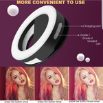 Rechargeable Selfie LED Ring Light