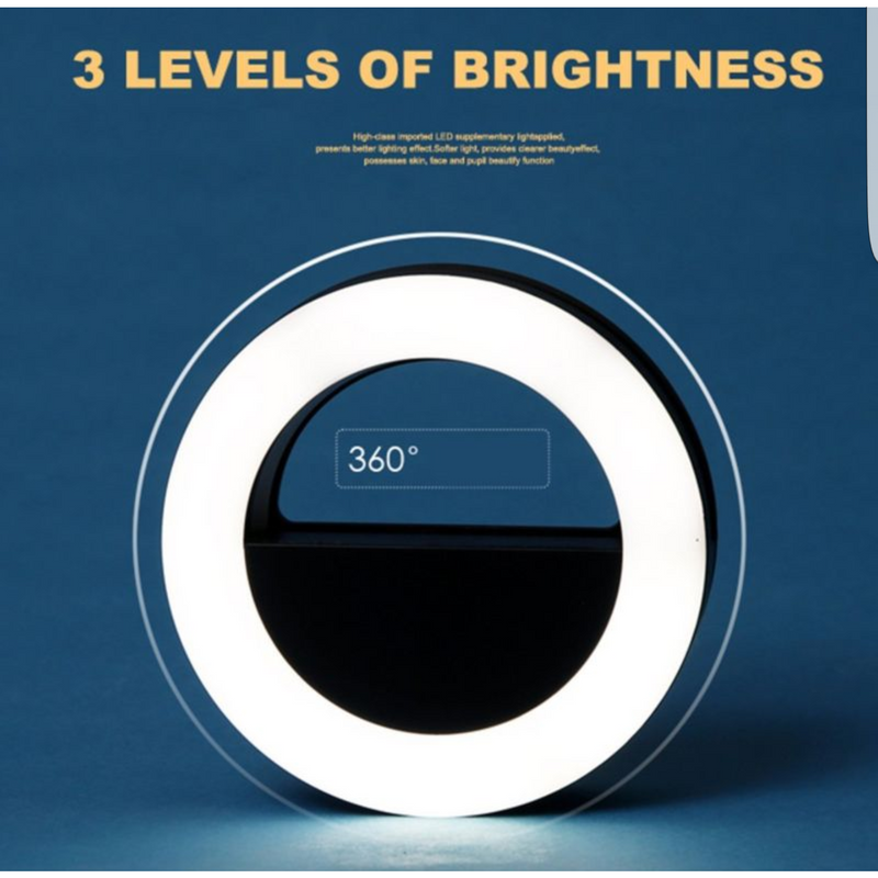 Rechargeable Selfie LED Ring Light