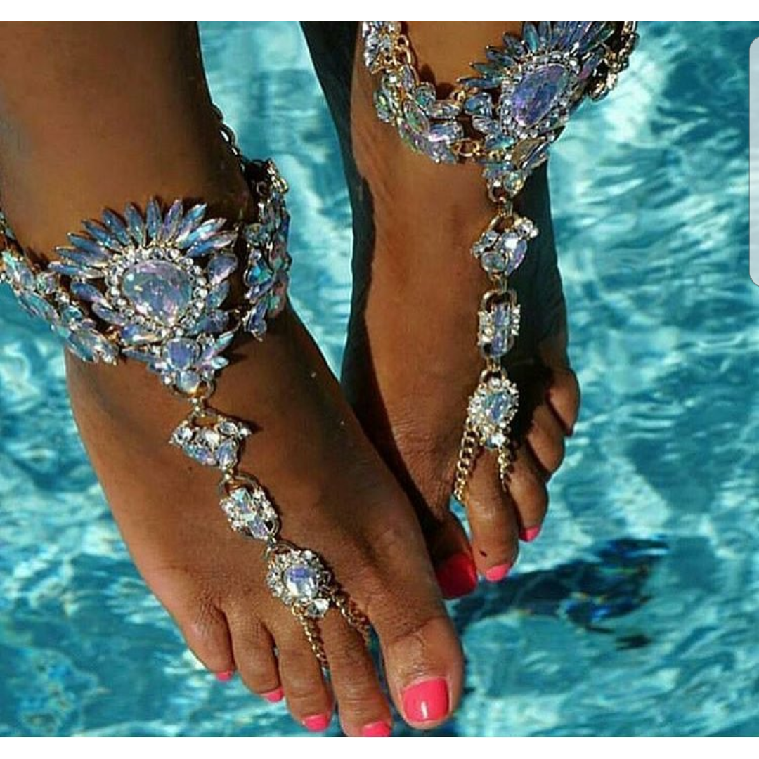 Glamour Luxe Foot Chain