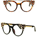 Sophia Clear Crystal Sunglasses