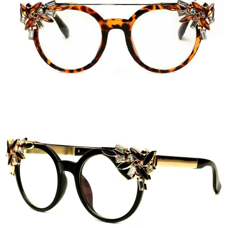 Sophia Clear Crystal Sunglasses