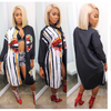 Zip Those Lips Shirt Dress