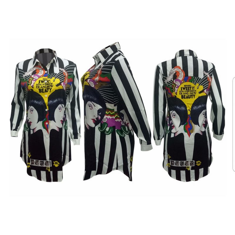 Shanghai Beauty Shirt Dress
