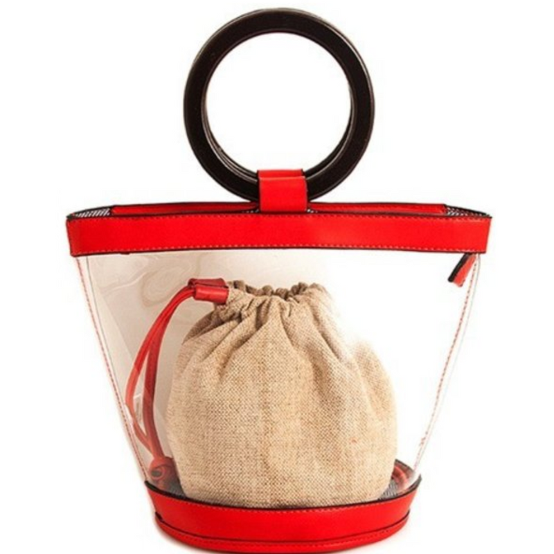 Transparent  O Ring Tote Bag