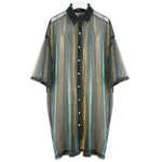 Transparent Galaxy Collar Shirt