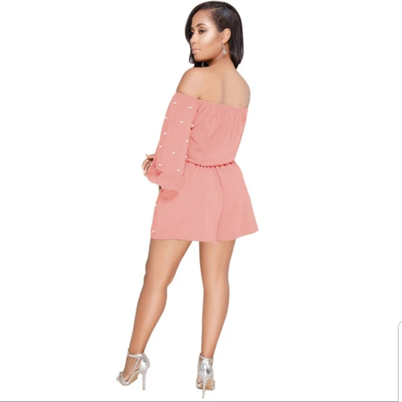 Pearl Embellished Romper