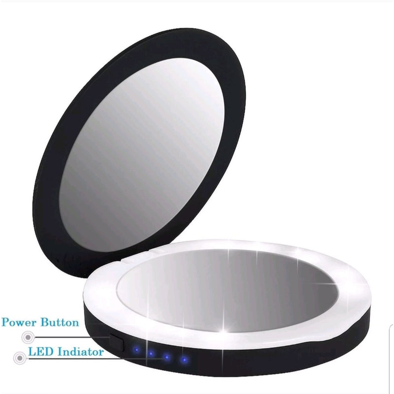 LED Compact Mirror Power Bank