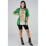 Off Monday Sequin Top