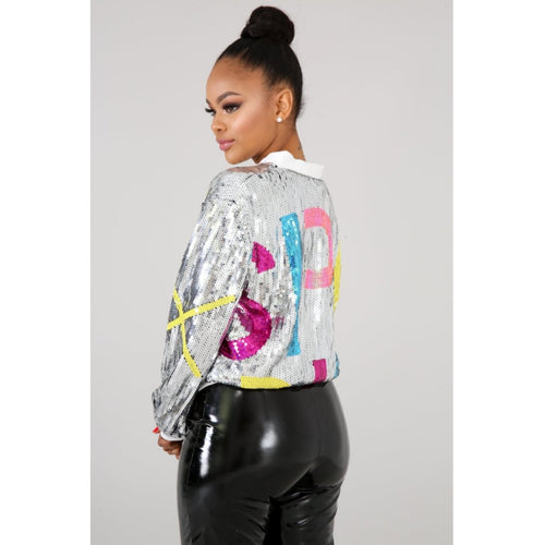 Writings on the wall Sequin Jacket