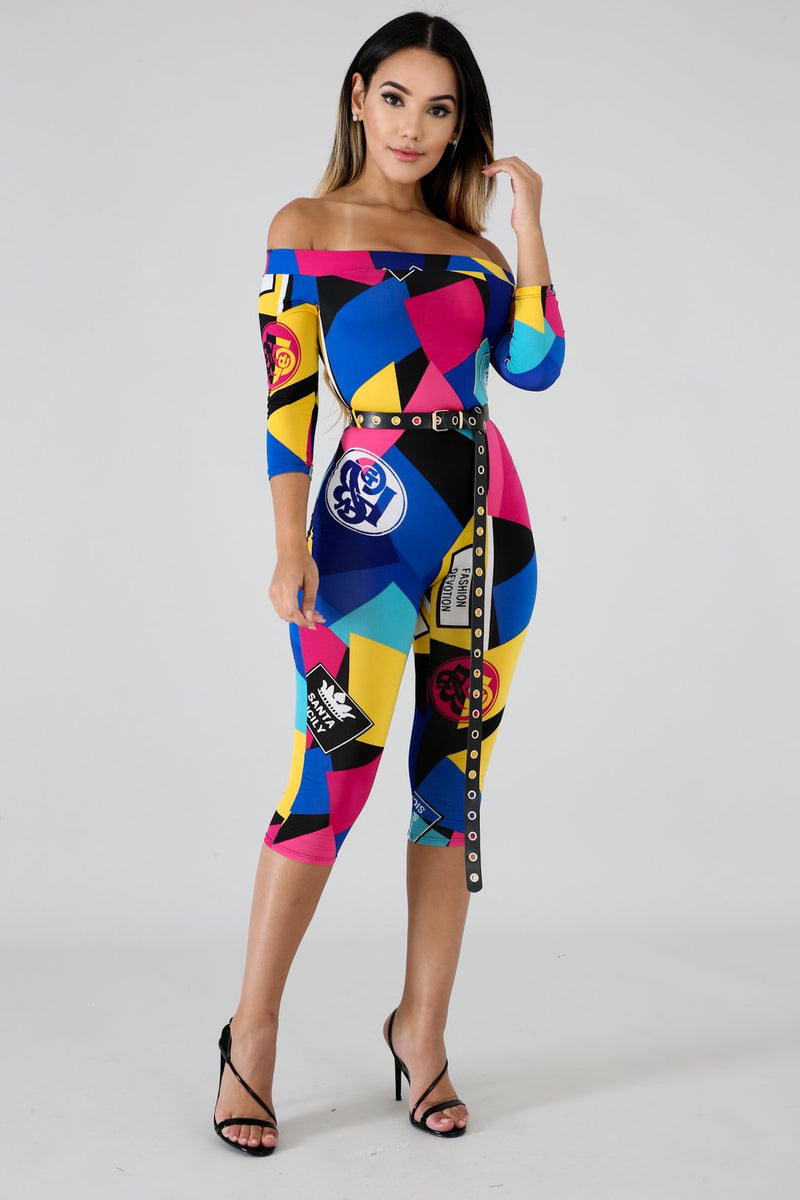 Color Block Jumpsuit