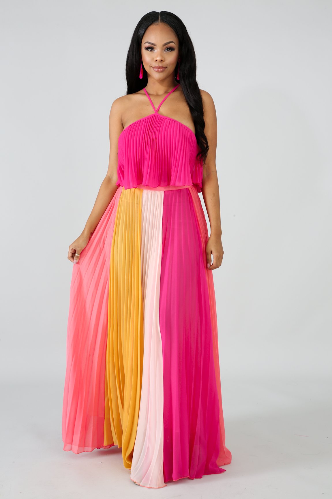 Bae-cation Maxi Skirt Set