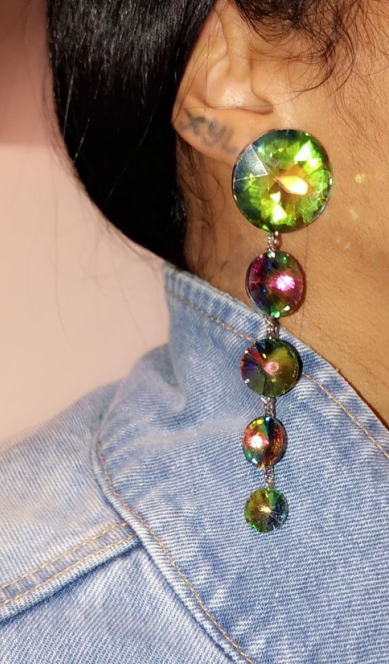 Prismatic Teardrop Earrings