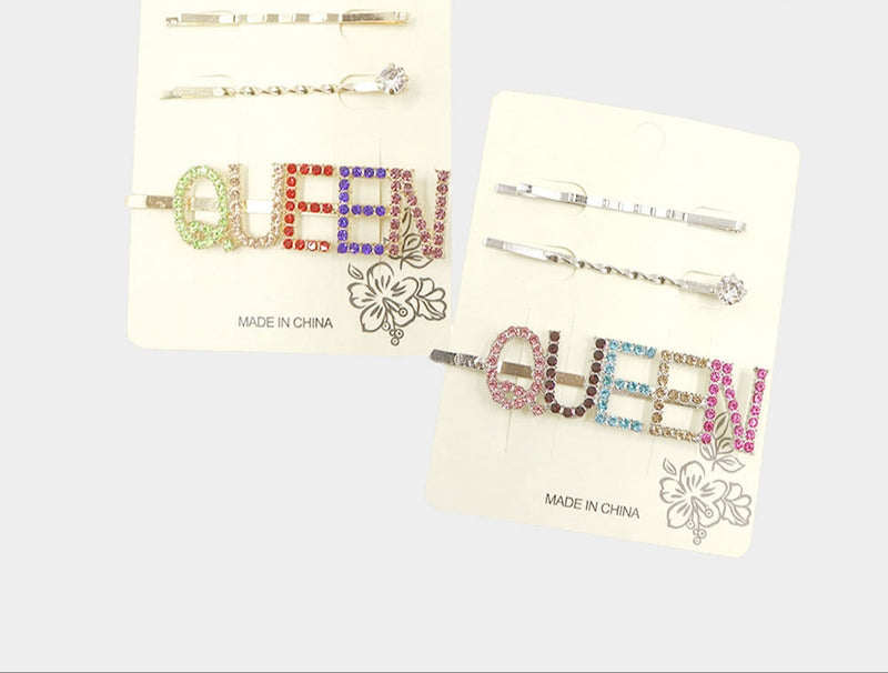Glam Pin 3pc Set Multi-Color