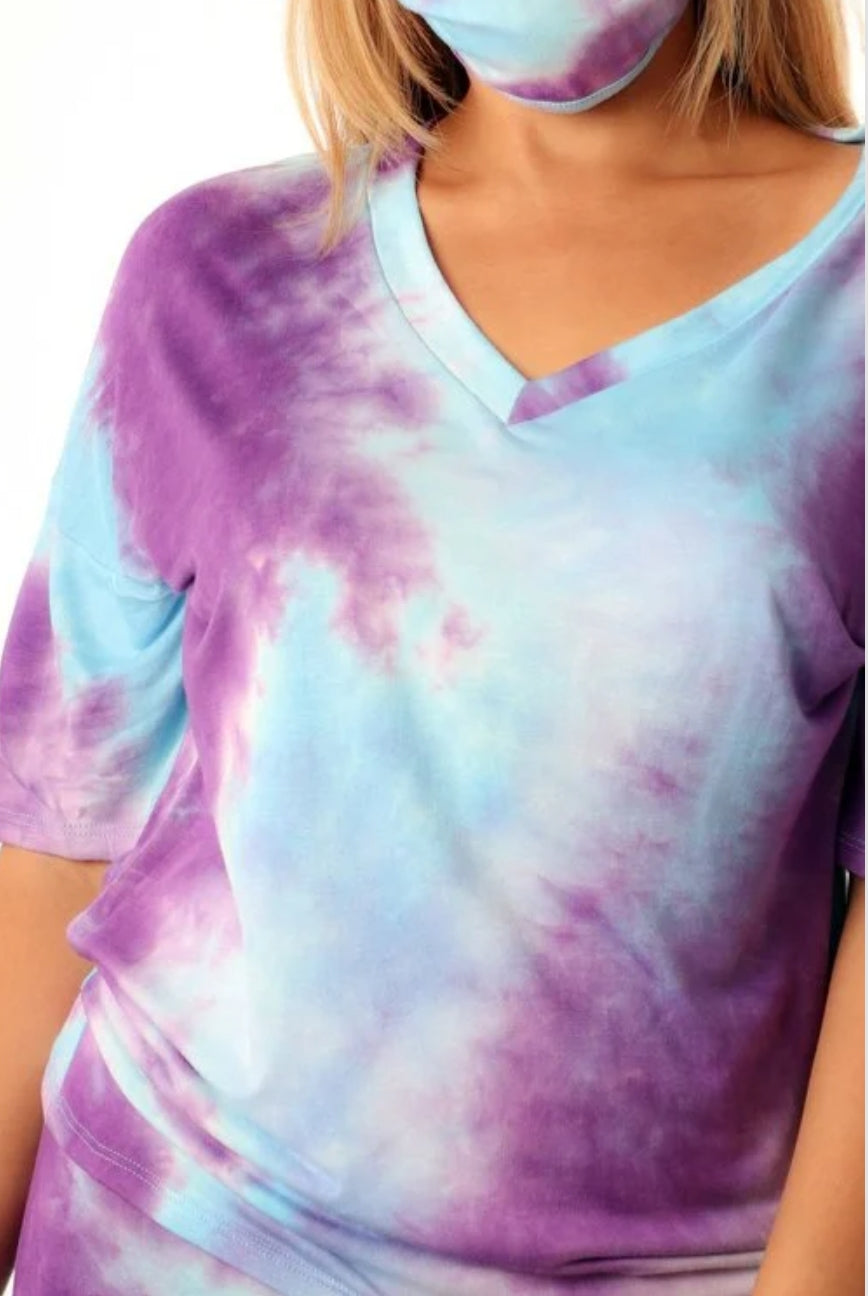 Chill Vibes Tie Dye Set W/Mask
