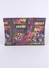 Graffiti Glam Clutch