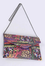 Graffiti Glam Clutch
