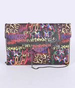 Graffiti Glam Clutch