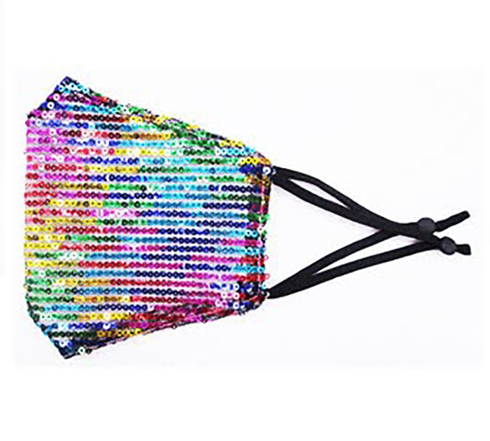 Sequin Rainbow Mask