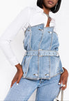 Cutting Edge Denim Corset