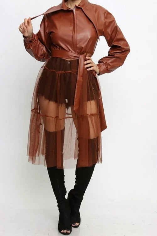 Lacey Tulle Top/Jacket