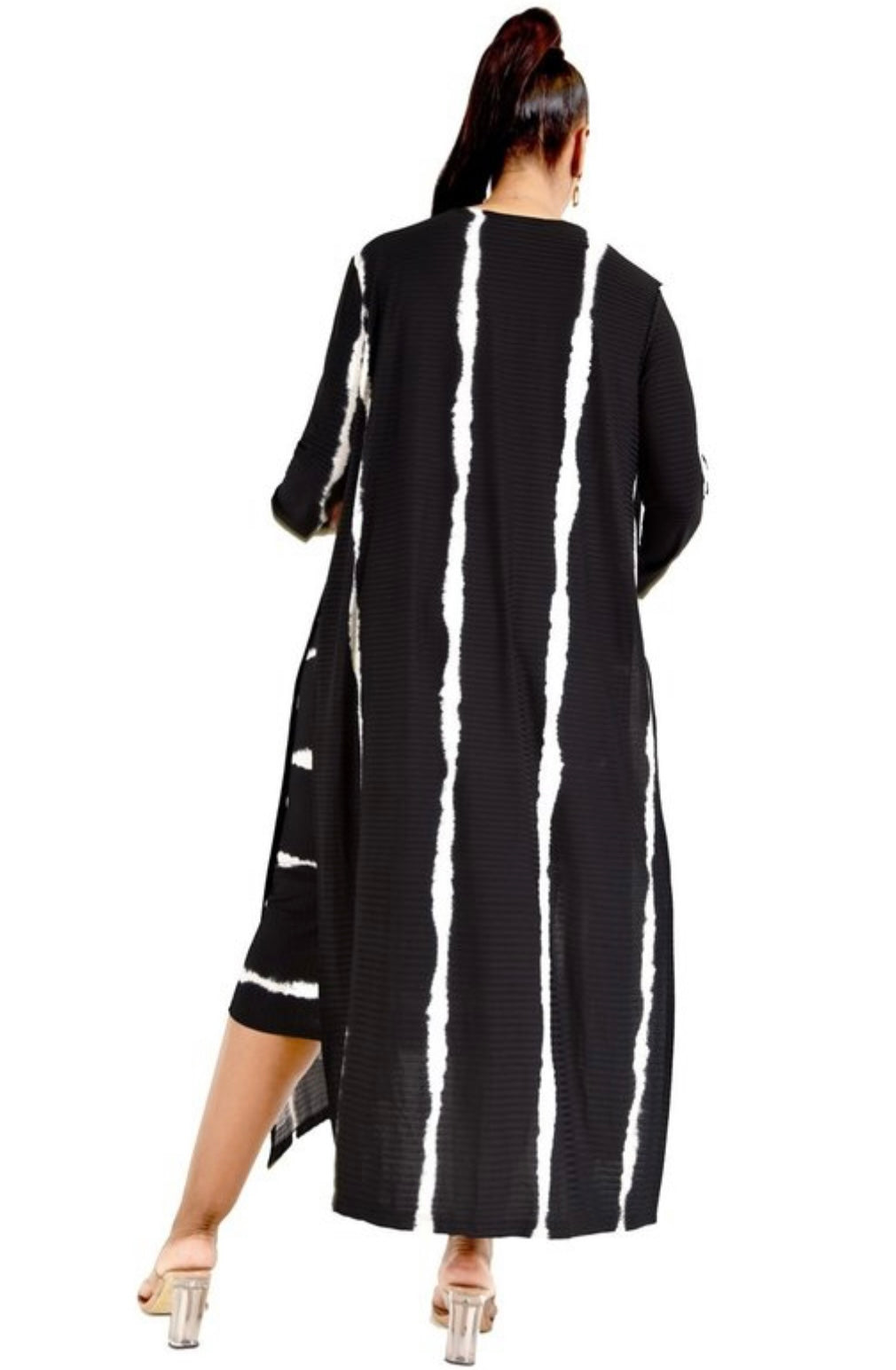 Between the Lines Dress (Plus Size)