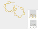 Oval Link Hoops (2 Pairs)