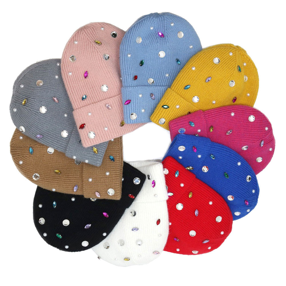 Bejeweled Beanie Hat