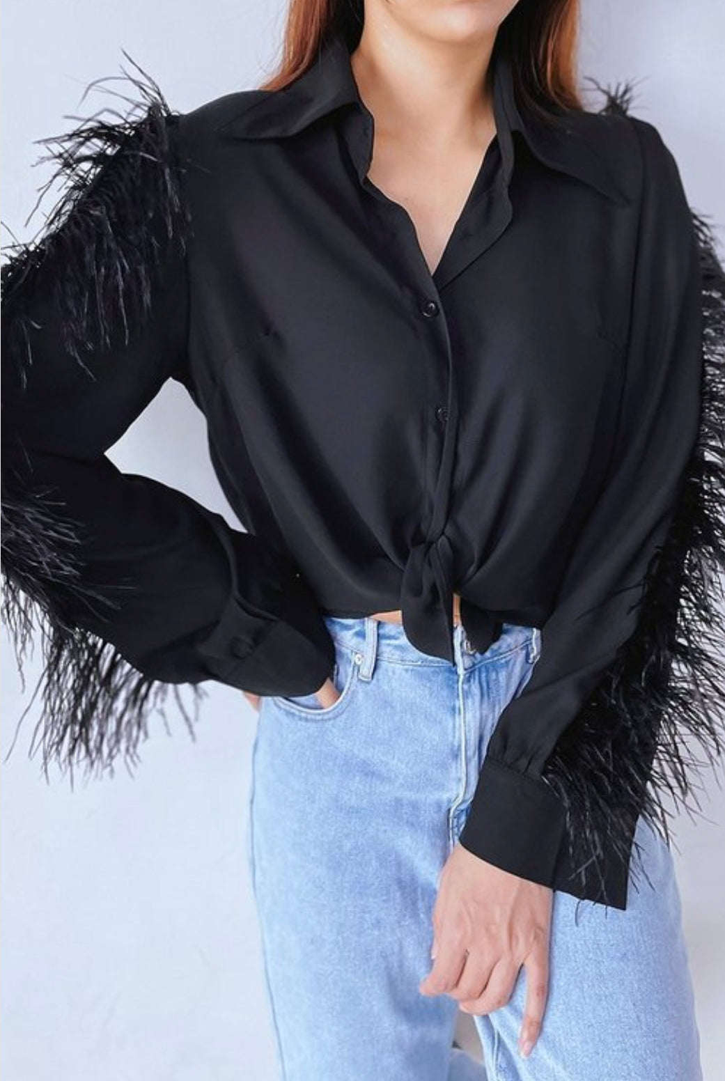 Raven Feather Blouse