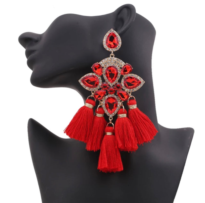 Bella-Lux Tassel Earrings