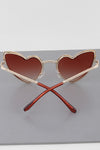 Rhinestone Heart Sunglasses