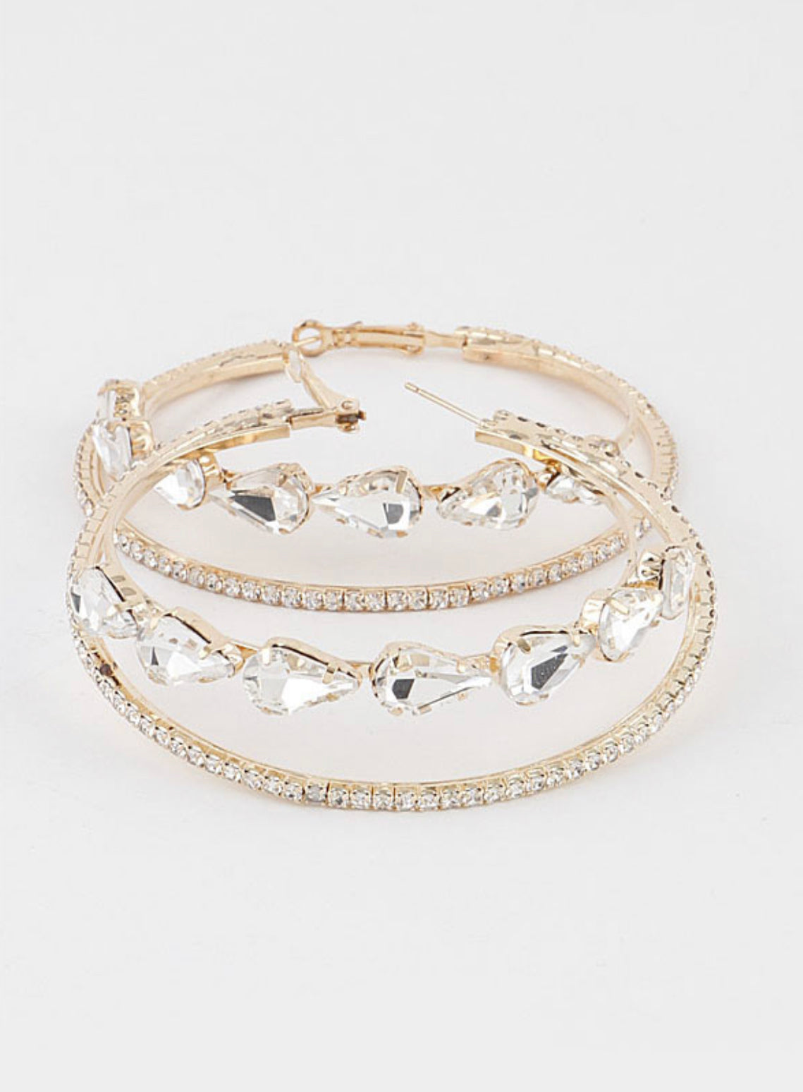 Double Glam Hoops