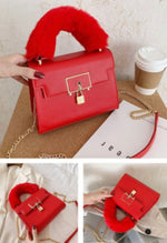 Locked in Fur Handbag