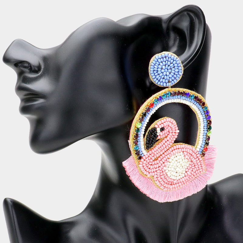 Flamingo Earrings