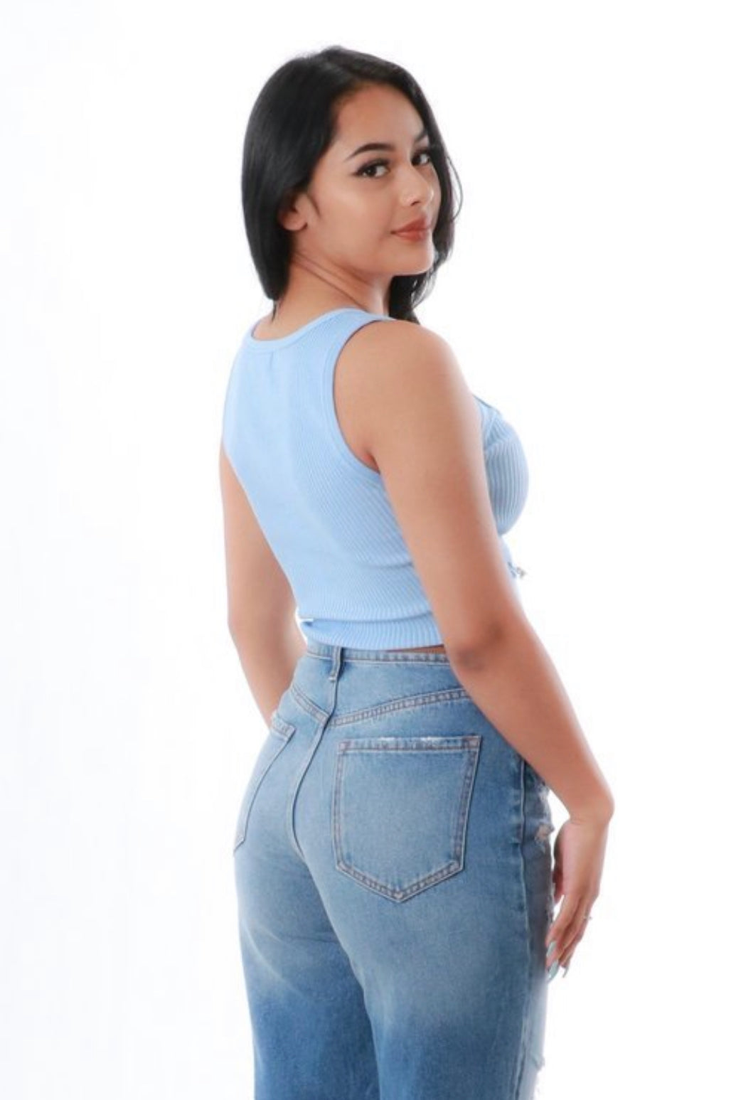 Pin Up Girl Crop Top