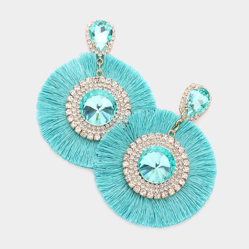 Teardrop Tassel Earrings