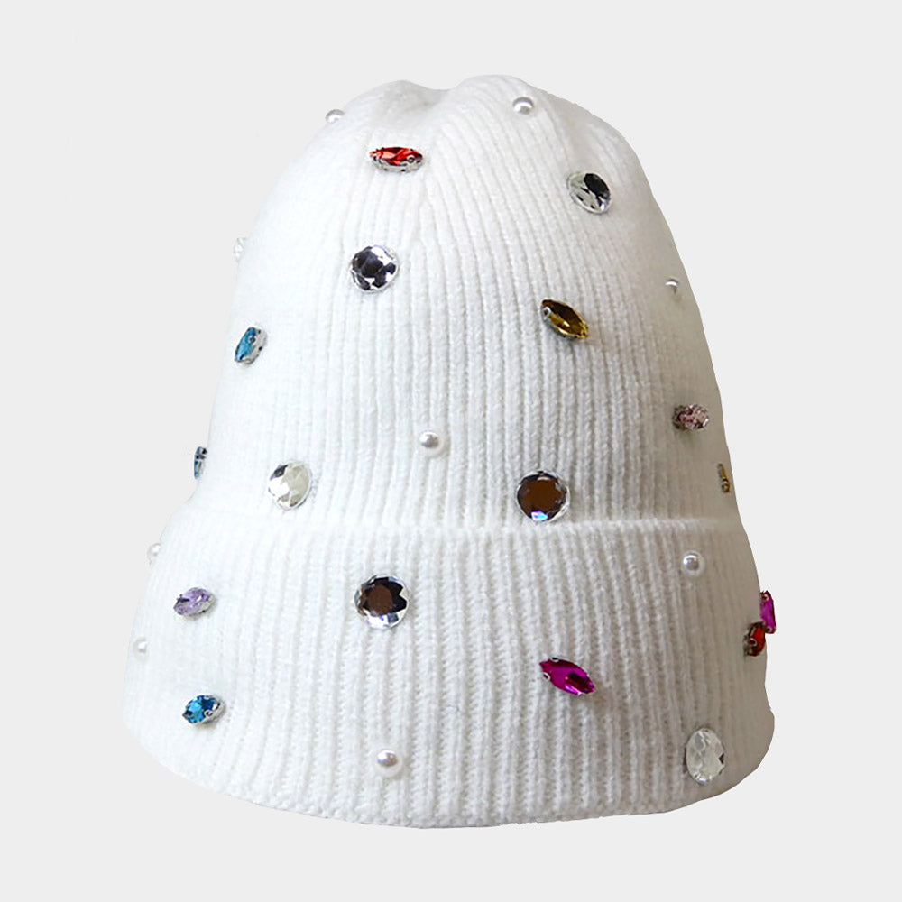 Bejeweled Beanie Hat