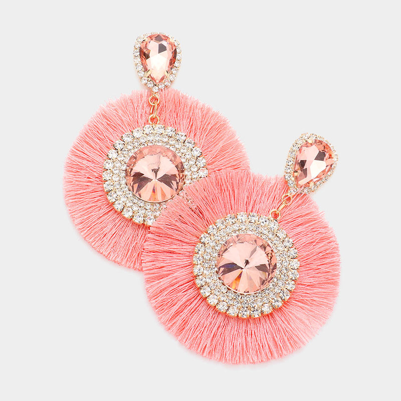 Teardrop Tassel Earrings