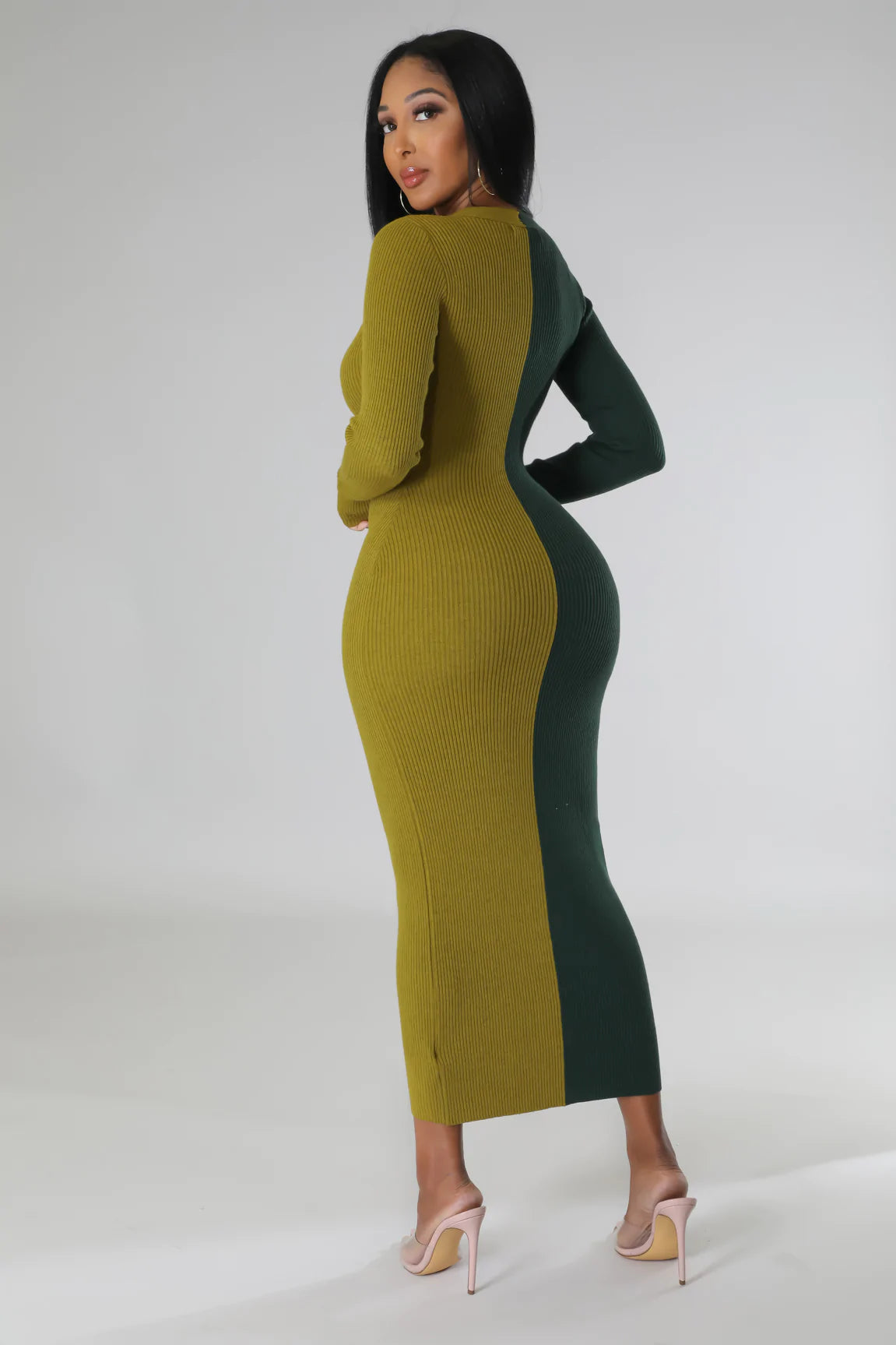 Button Me Up Knit Dress