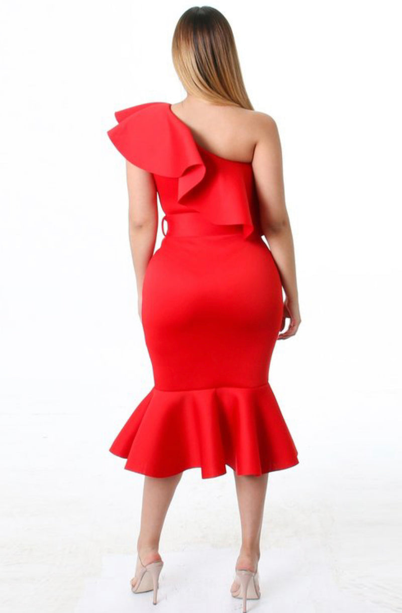 Diva Ruffle Dress