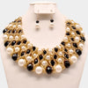 Olivia Pearl Beaded Necklace Set