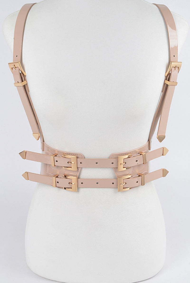 Harness Me Faux Leather Belt