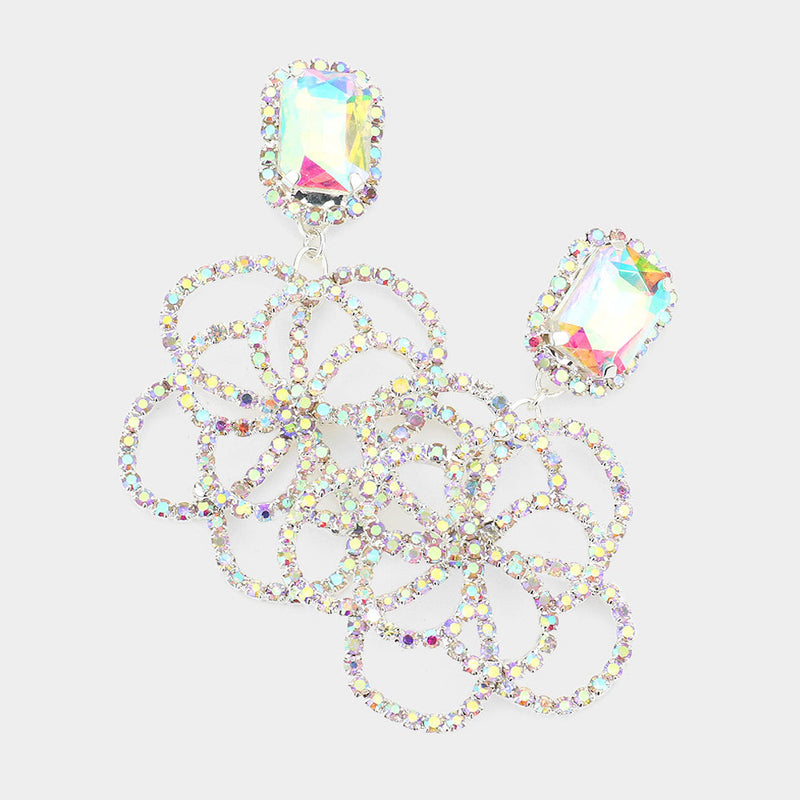 Flower Bomb Earrings (iridescent)