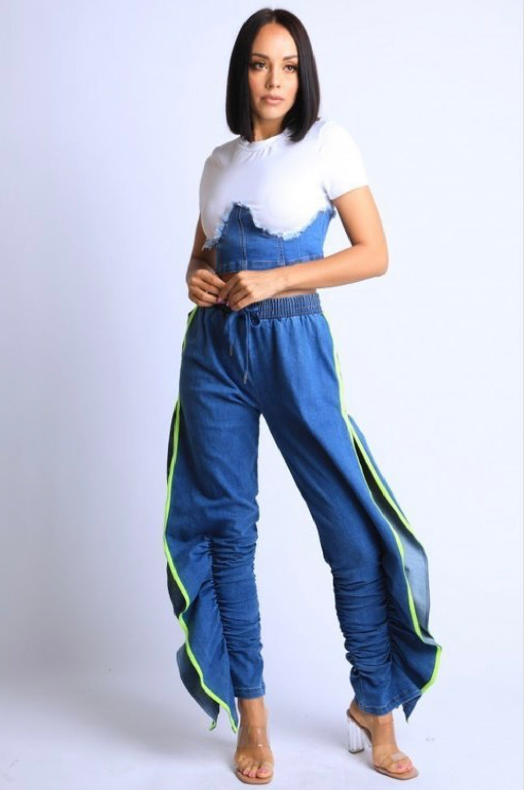 Fly Society 2pc Denim Set