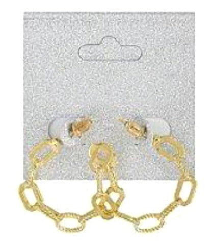 Oval Link Hoops (2 Pairs)