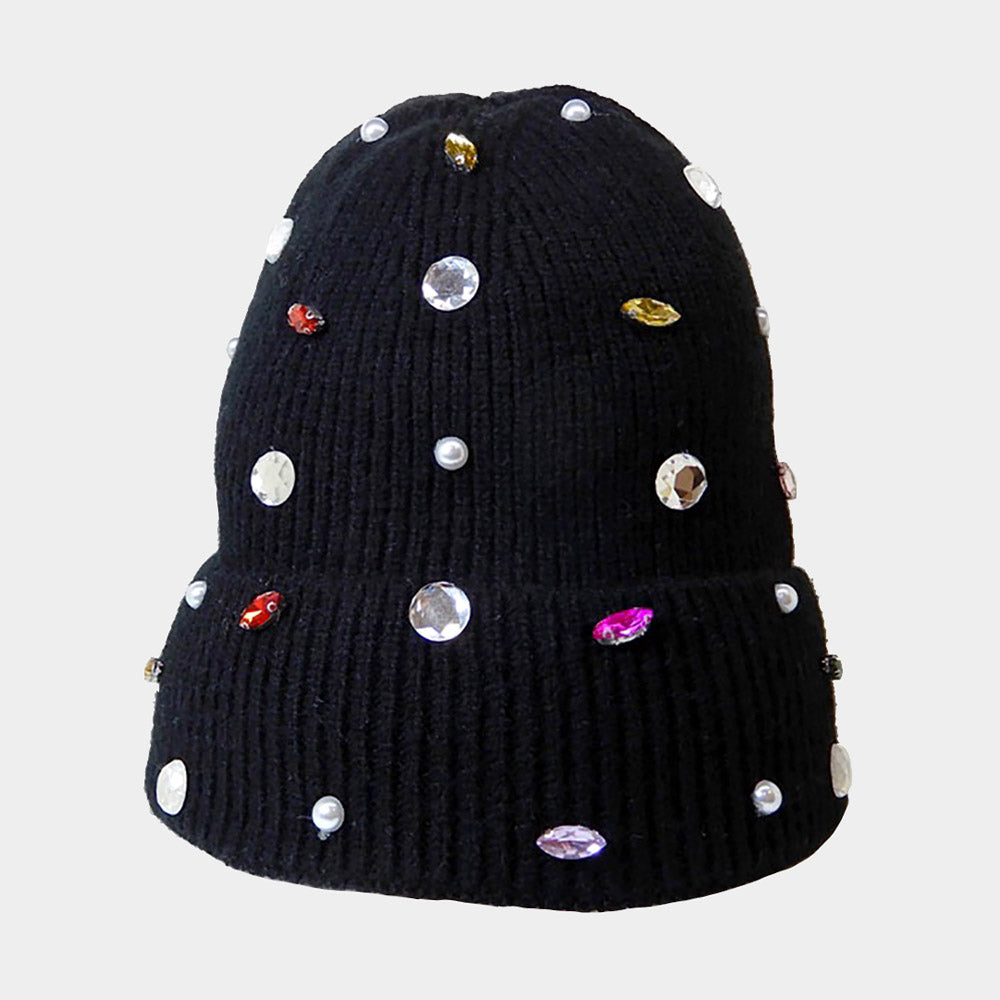Bejeweled Beanie Hat