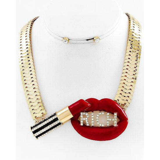 Rich Necklace & Earring Set