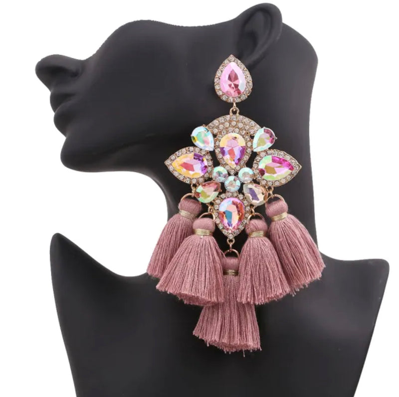 Bella-Lux Tassel Earrings