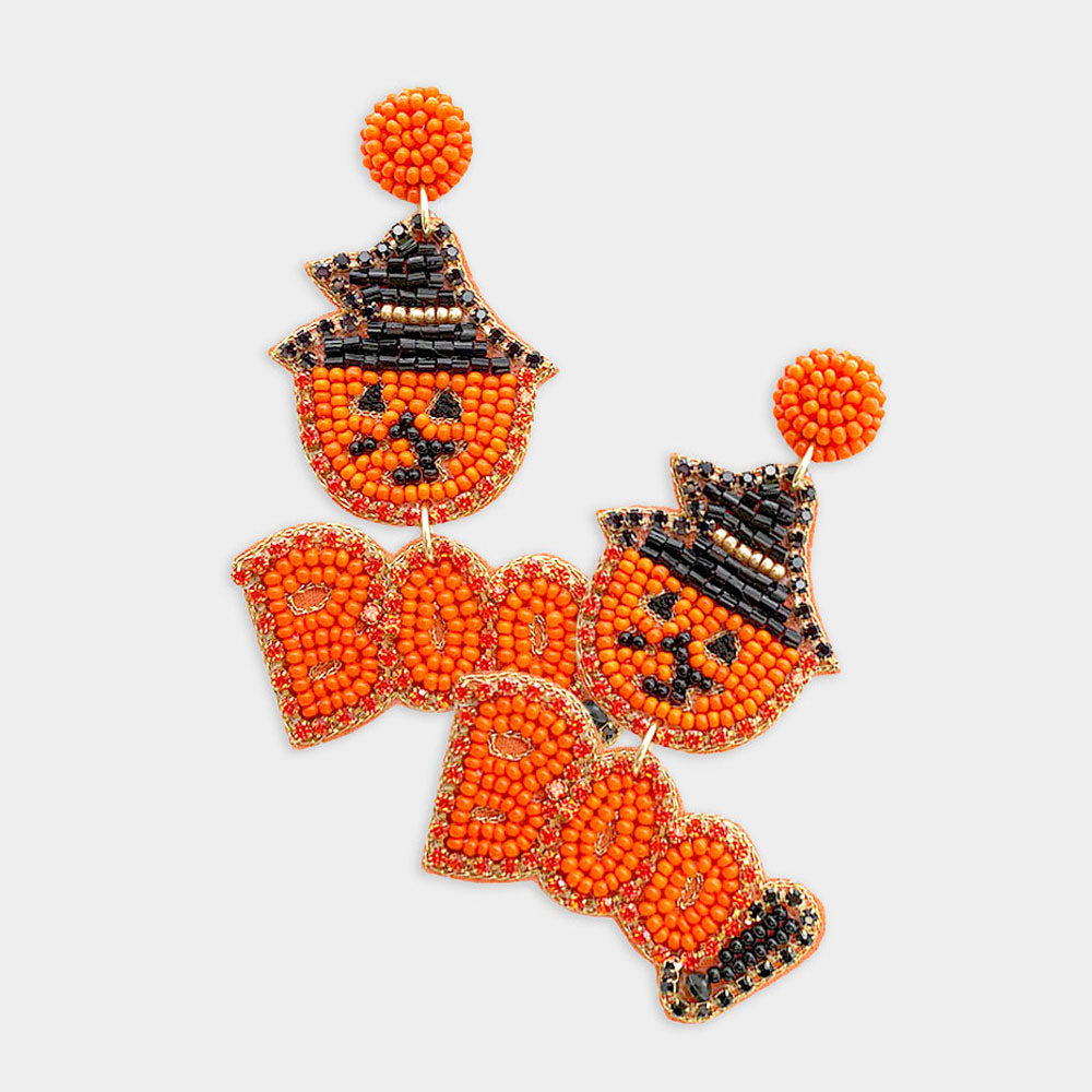 Halloween Boo Earrings