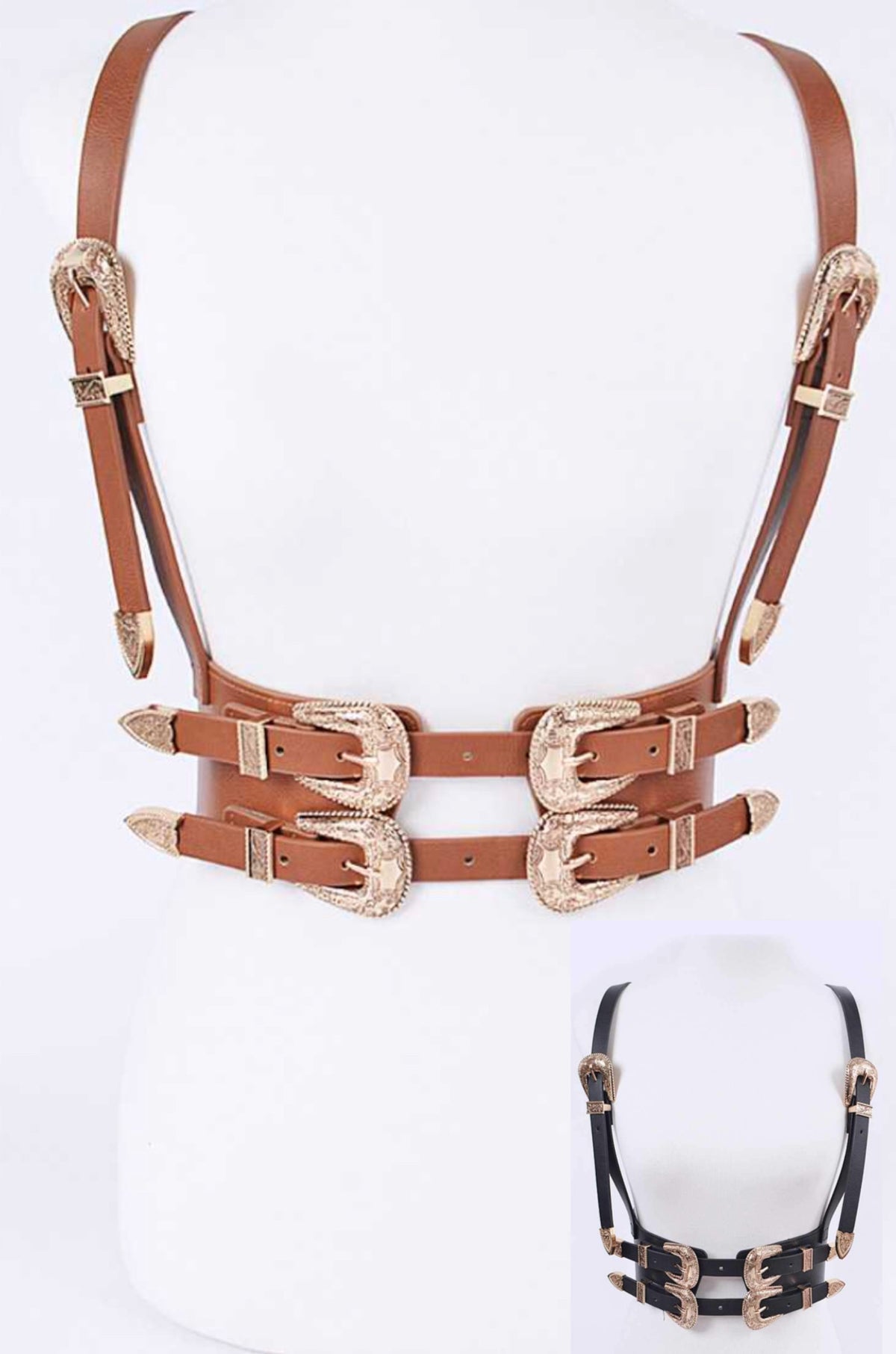 Western Suspender Corset Belt