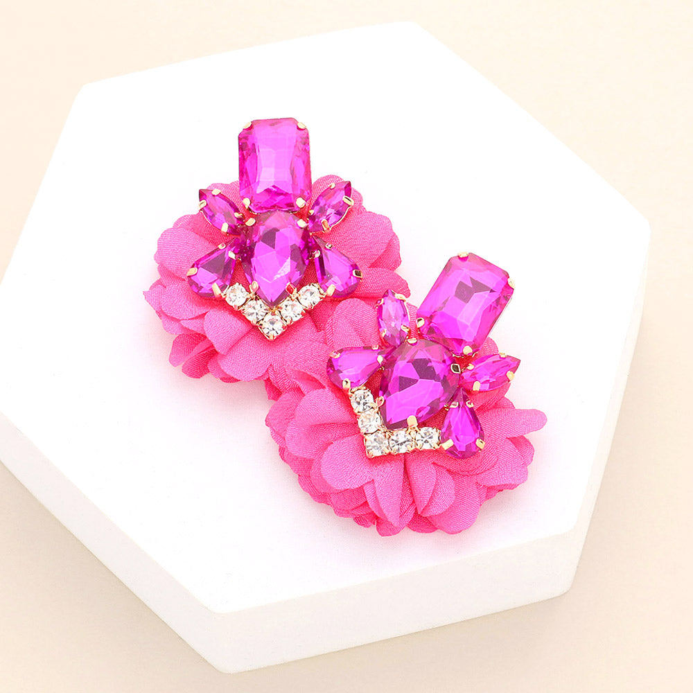 Floral Fashion Stud Earrings